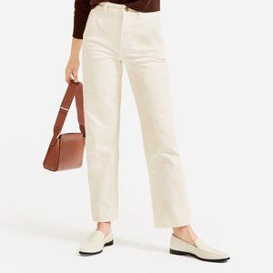Everlane, Straight Leg Pant, Sandstone, Size 4